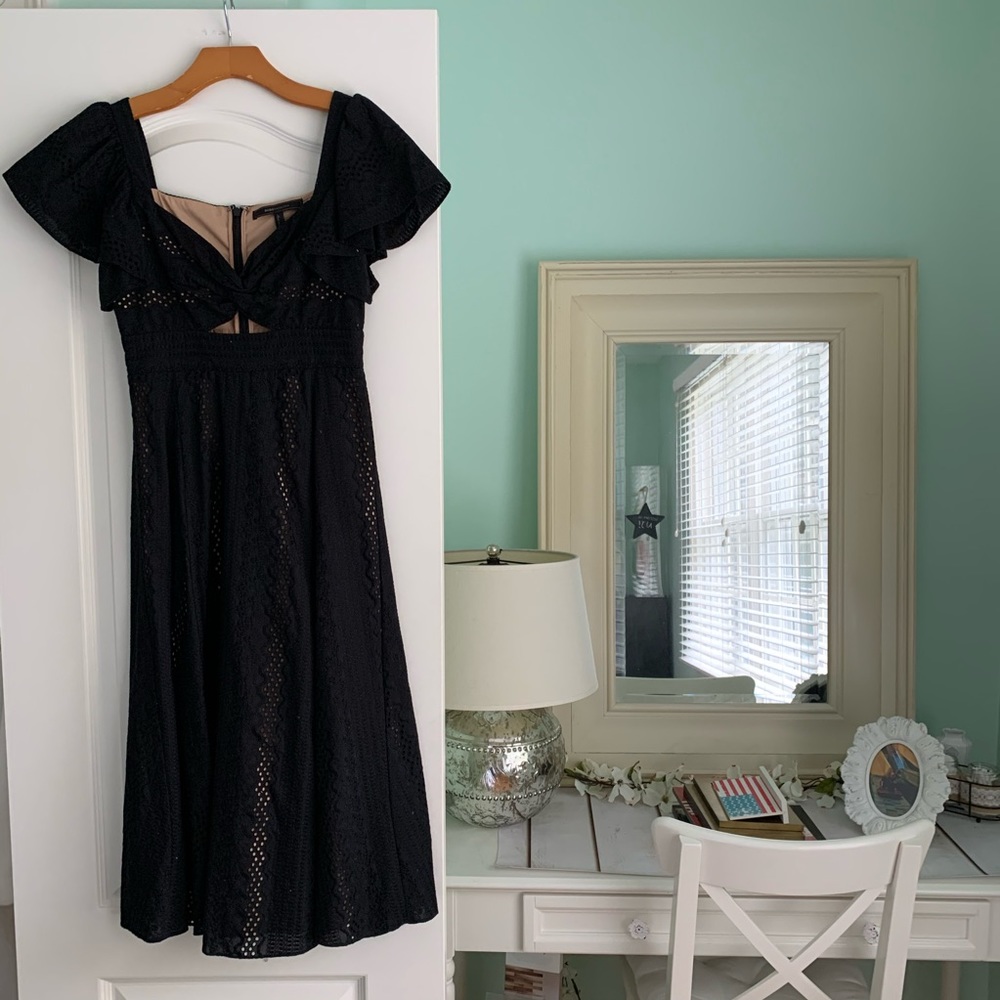 BCBG cut-out midi dress